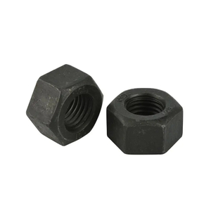 Grade 10 schwarze schwere Sechskantmutter A563
